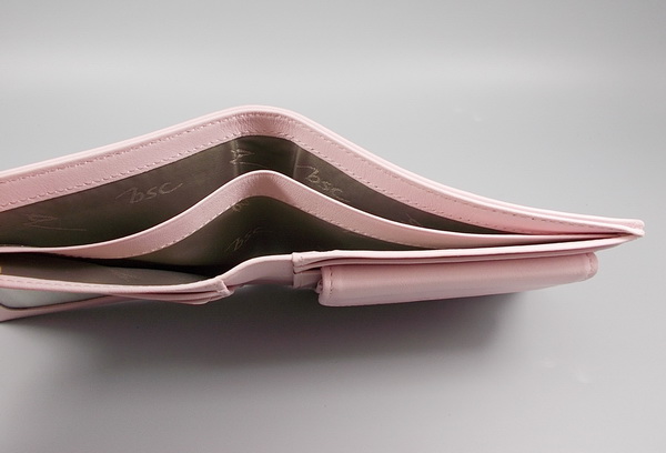 กระเป๋าสตางค์ bsc ชมพูอ่อน ใหม่ แท้