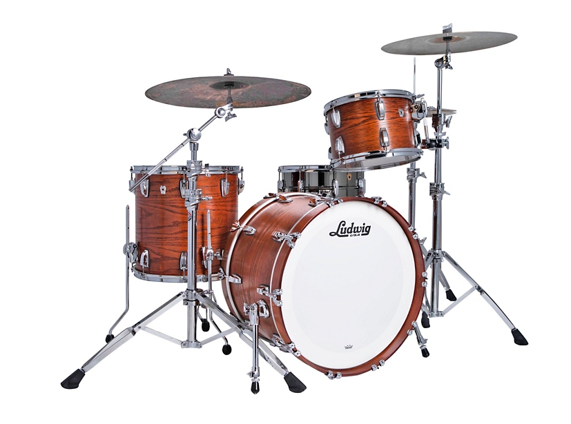 Ludwig Classic Oak 3-piece Fab Shell Pack with 22 in. Bass Drum Tennessee Whiskey