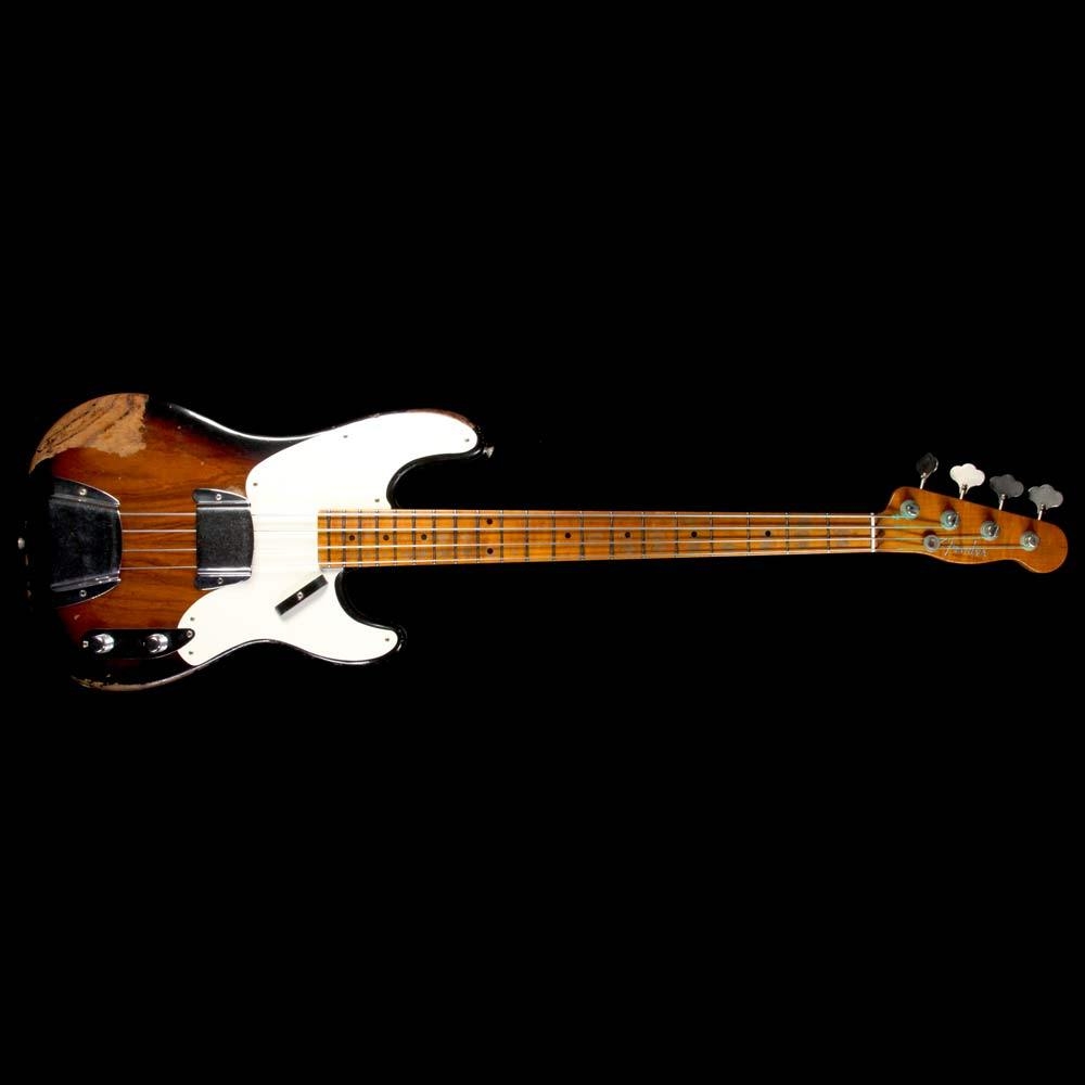 Fender Custom Shop 1951 Roasted Precision Bass Heavy Relic Electric Bass - 2-Tone Sunburst