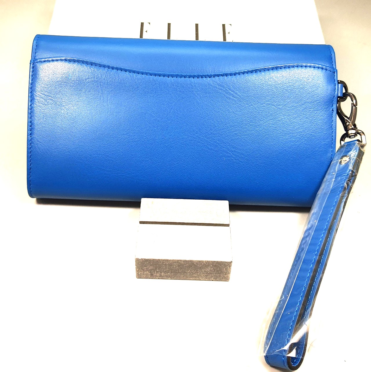 กระเป๋าสตางค์ ELLE น้ำเงินคราม ใหม่ แท้