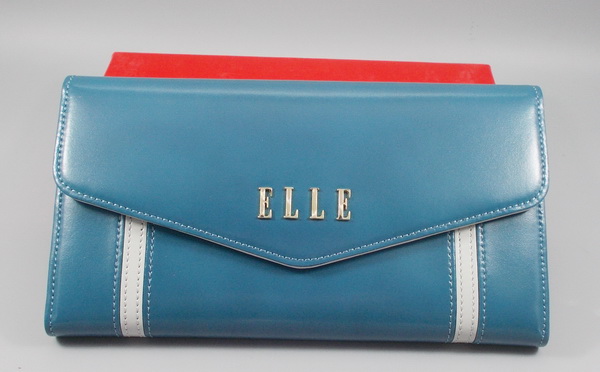 กระเป๋าสตางค์ ELLE ฟ้า-ฃาว ใหม่ แท้