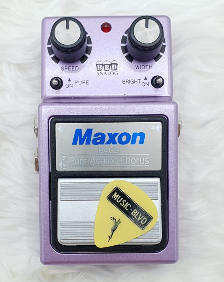 Maxon PAC-9 Pure Analog Chorus Guitar Effects Pedal