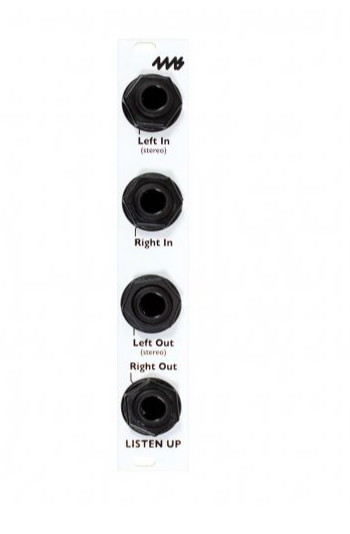 4MS Listen Up Stereo I/O
