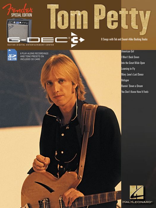 Hal Leonard Fender G-Dec Tom Petty Play-Along Guitar Songbook/SD Card