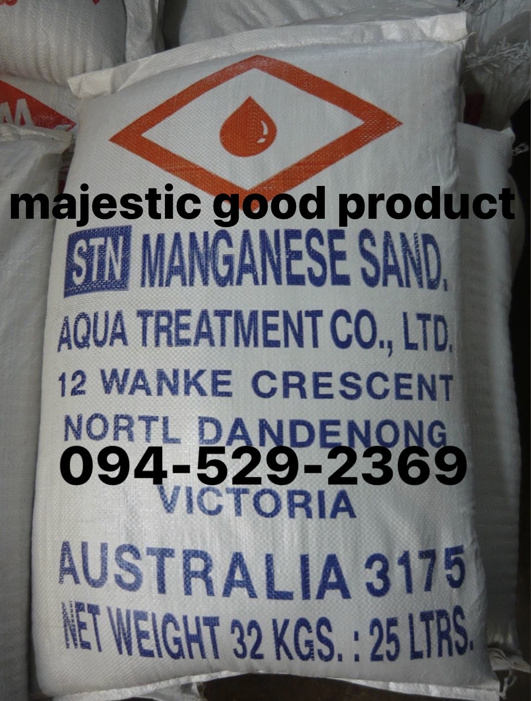 แมงกานีส กรีนแซนด์, สารกรองเเมงกานีส, manganese sand