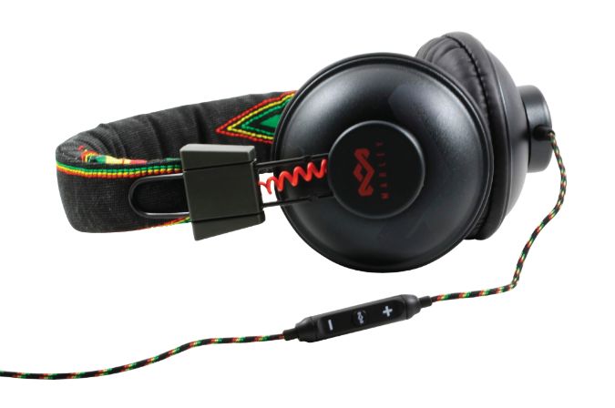 The House of Marley Positive Vibration - Rasta On-ear Headphone (3-button controller)