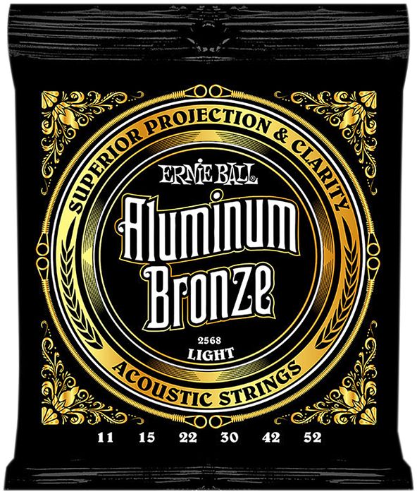 Ernie Ball Aluminum Bronze Light Acoustic Guitar Strings