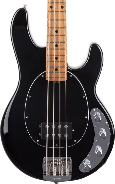 Ernie Ball Music Man StingRay4 Classic - Black with Maple Fingerboard