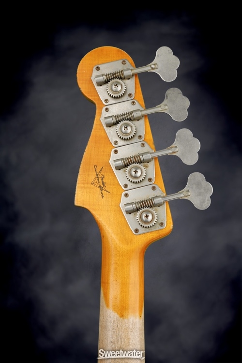 Fender Custom Shop 1962 P Bass Heavy Relic, Black