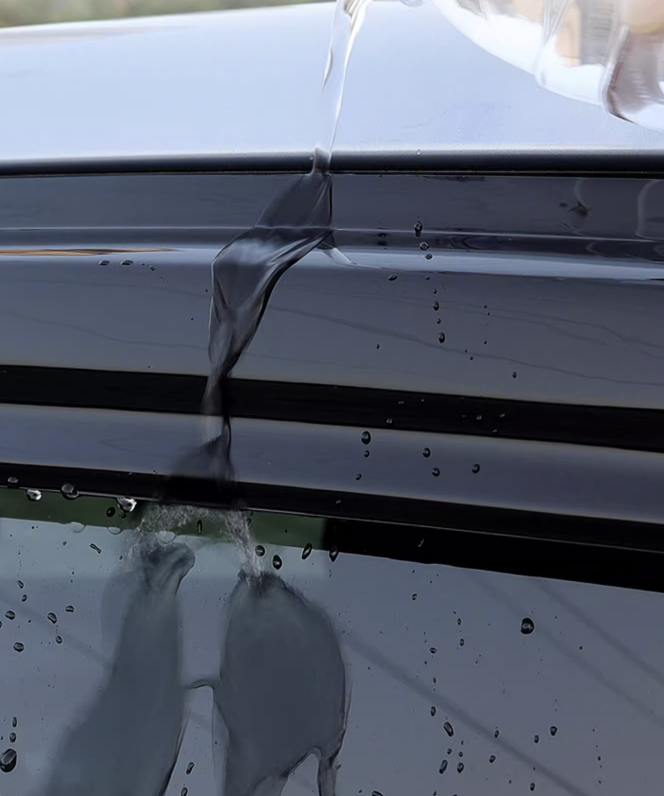 BYD Seal ราคาถูก คิ้วกันสาดขอบสแตนเลส3D พร้อมส่งจากไทย แบบ 6 ชิ้น ติดตั้งง่าย กาวเหนียว