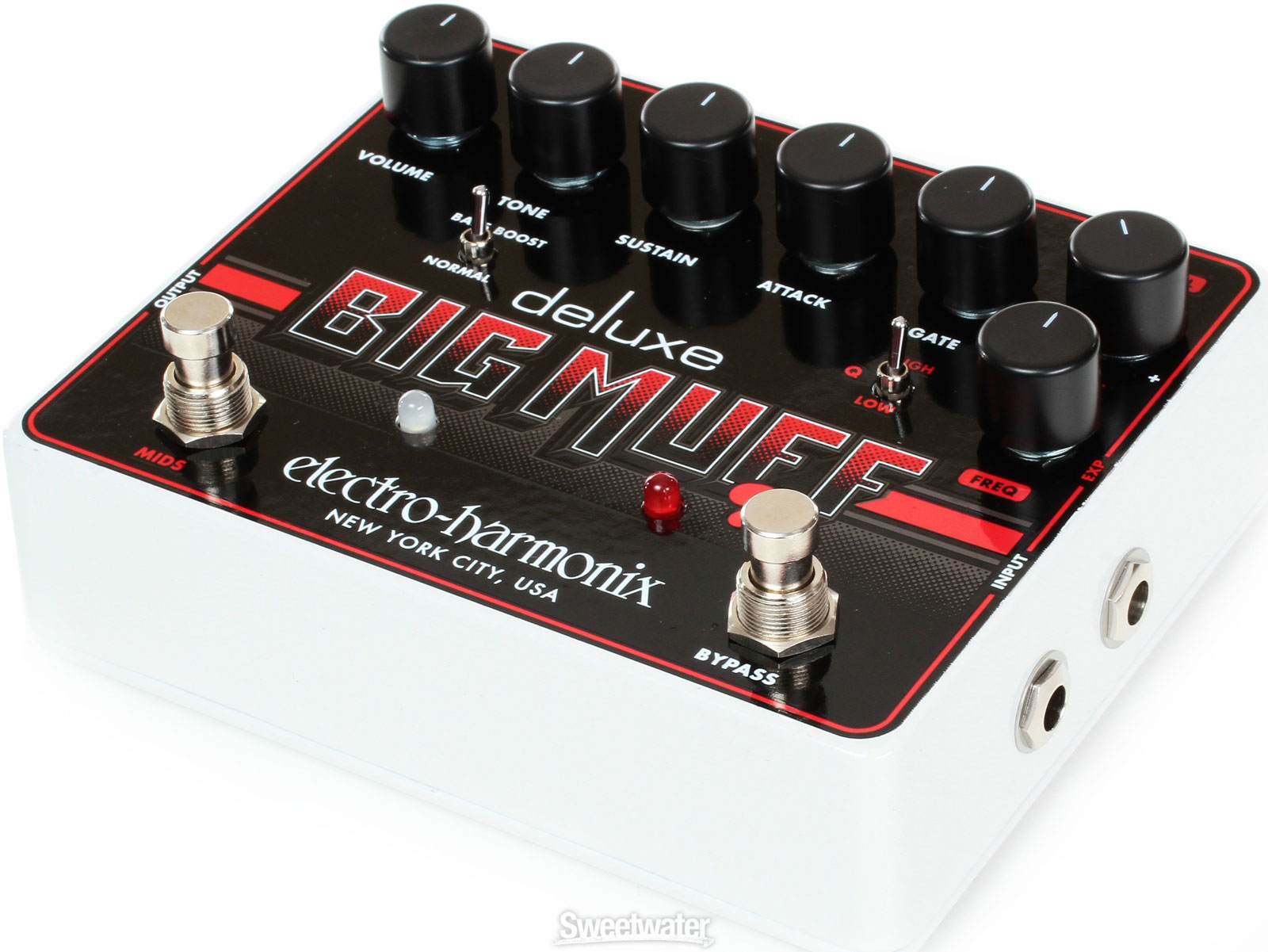 electro-harmonix Deluxe Big Muff Pi Fuzz Pedal with Mid-Shift