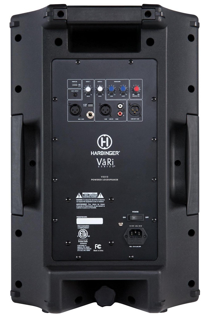 Harbinger VARI V2212 600W 12 Two-Way Loudspeaker