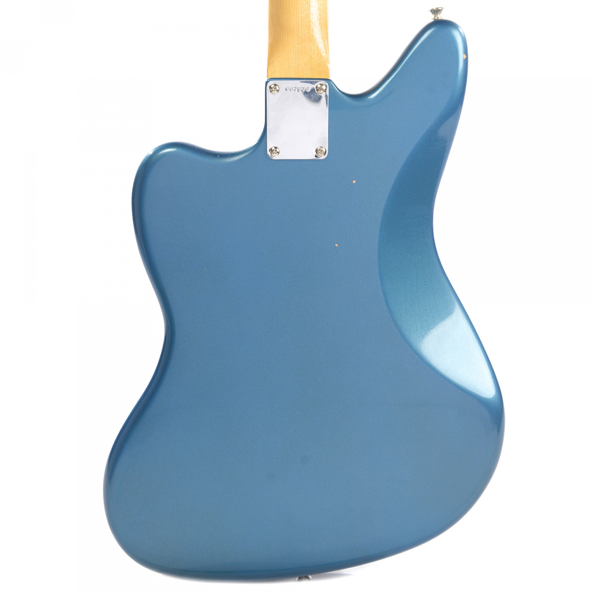 Fender Custom Shop Masterbuilt Full-Scale Jaguar Closet Classic Aged Lake Placid Blue w/Matching Headcap by Dennis Galuszka No.R87974