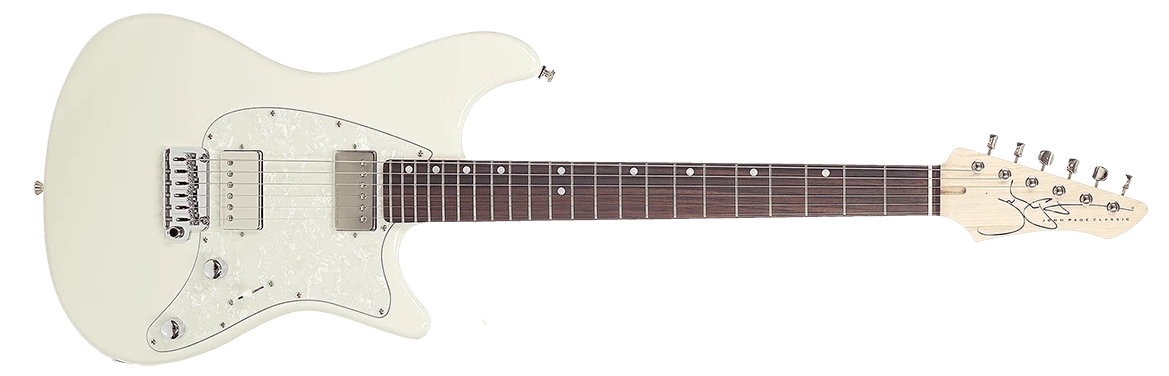 John Page The Ashburn HH Olympic White Rosewood fingerboard