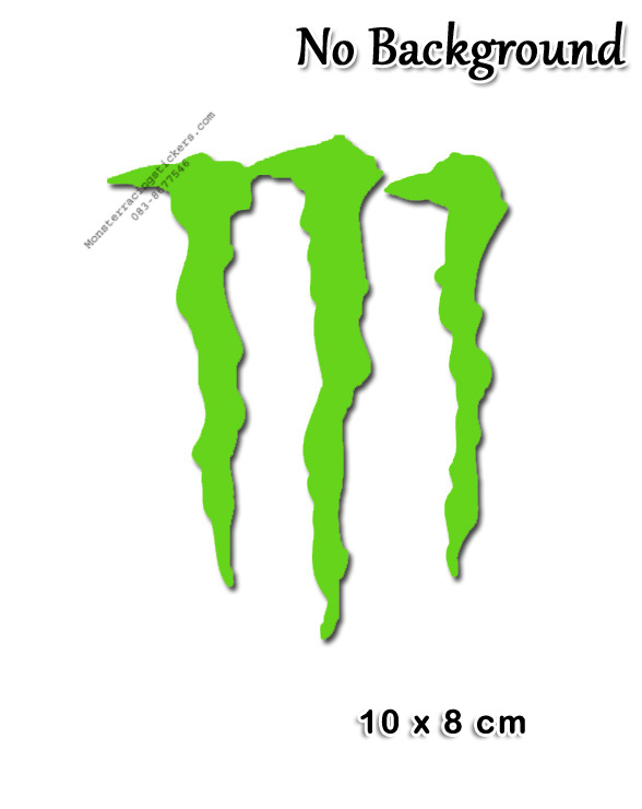 ((10x8cm)) สติ๊กเกอร์ ติดรถ ลาย รอย เล็บข่วน Monster Energy