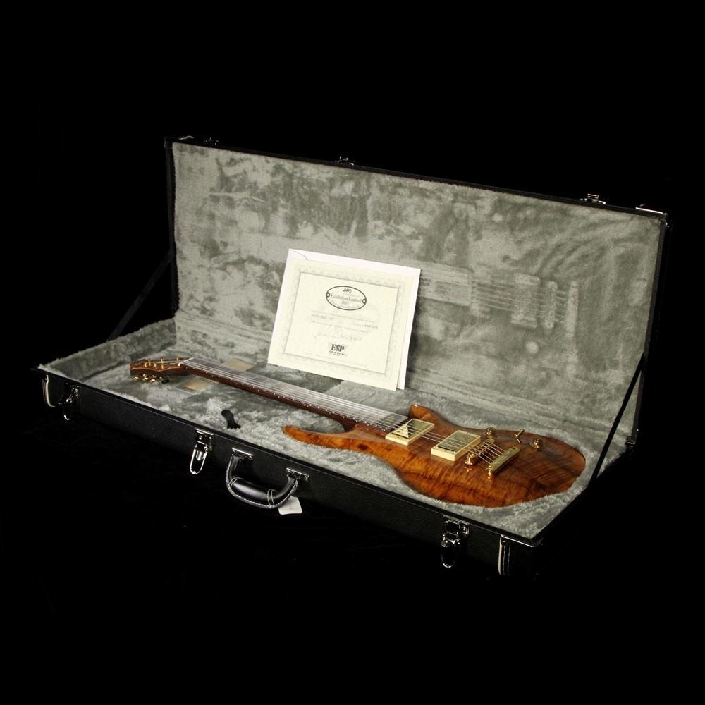 ESP Custom Shop Limited Edition Amorous Mystique Electric Guitar - Natural Flame Koa