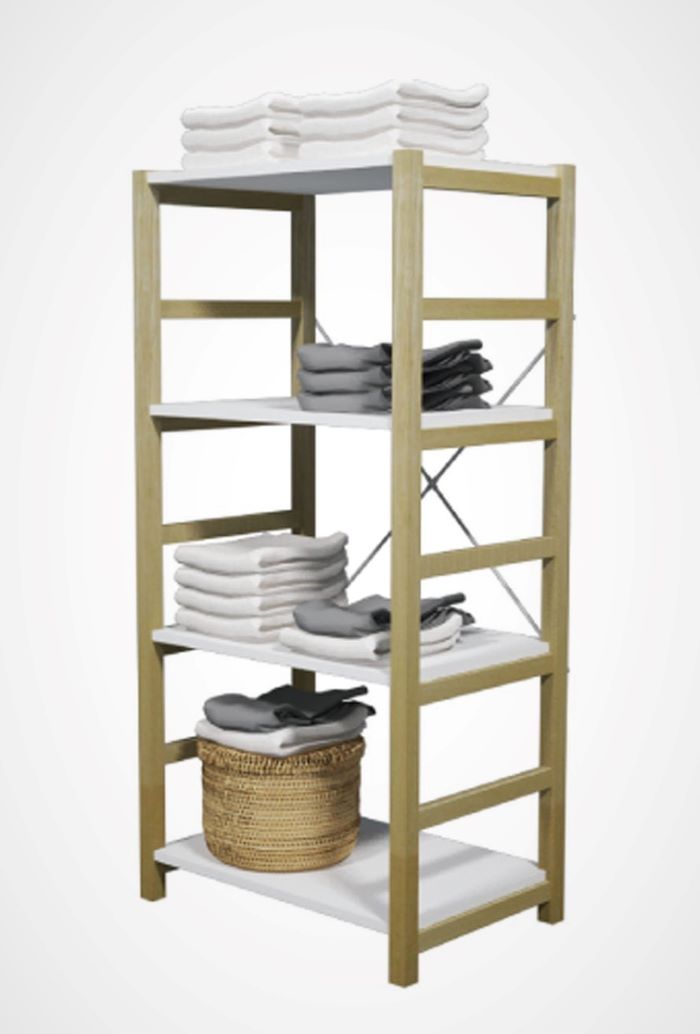 ชั้นวางของ DIY ปรับระดับได้ M ขนาด W 58 x D 39 x H 120 Cms.