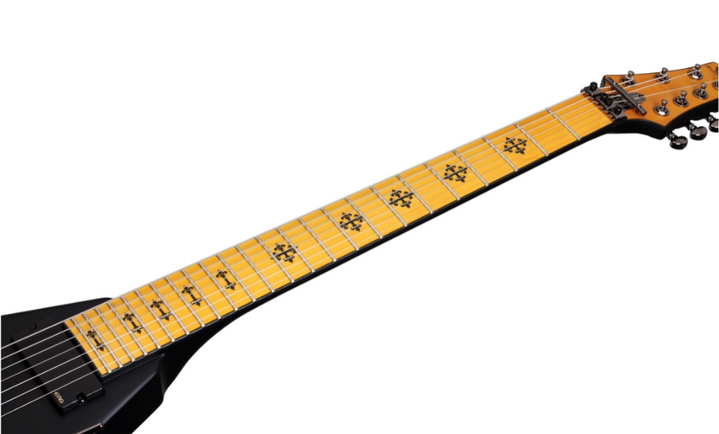 Schecter Guitar Research Jeff Loomis JLV-6 FR Electric Guitar Satin Black