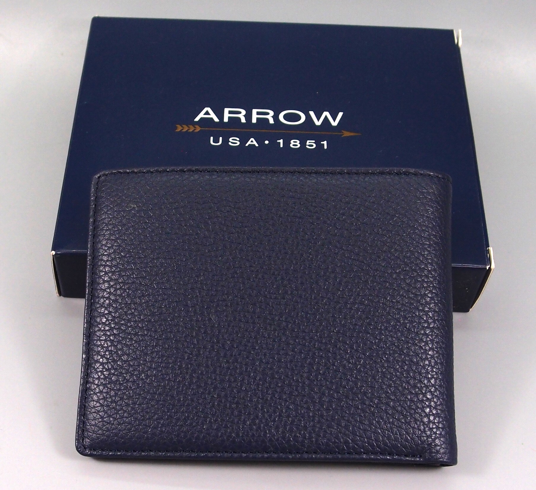มินิกระเป๋าสตางค์ ARROW USA-1851 กรม ใหม่ แท้