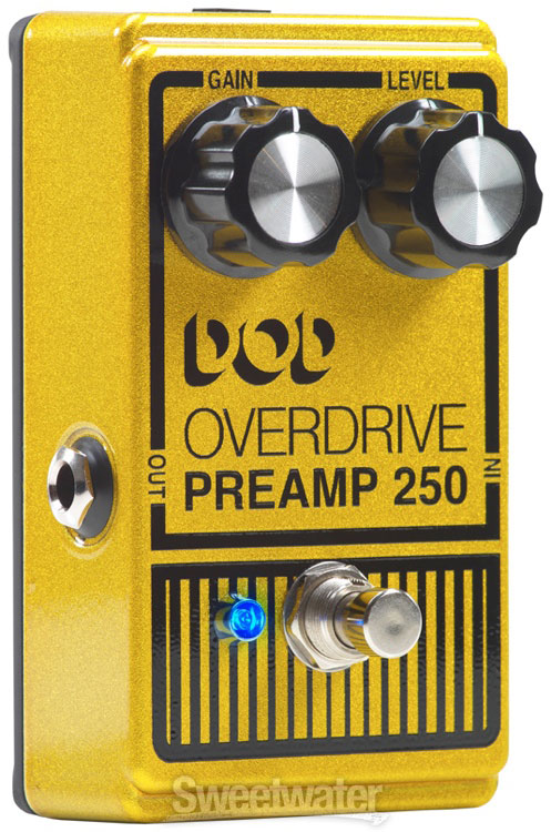 DOD 250 Overdrive True-bypass Preamp Pedal