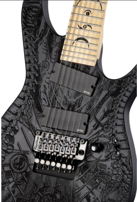 Dean Custom Run Rusty Cooley RC7x Lazer Electric Guitar Lazer