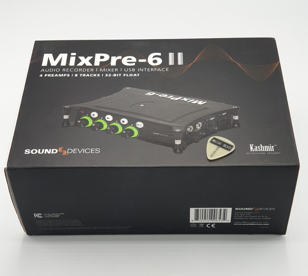 Sound Devices MixPre-6 II 6-Channel / 8-Track Multitrack 32-Bit Field Recorder