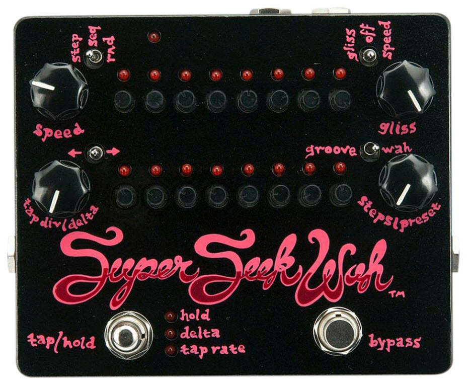 ZVex Hand Painted Seek Wah Guitar Effects Pedal