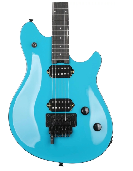 EVH Wolfgang Special Electric Guitar Floyd Rose with D-Tuna Miami Blue Finish