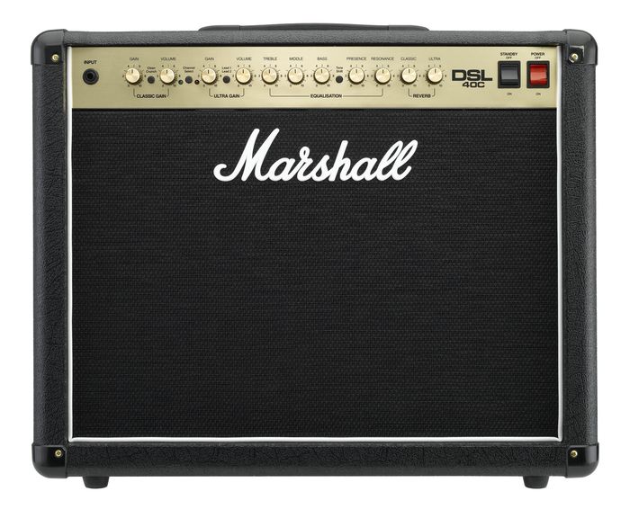 Marshall DSL40C 40W All-Tube 1x12 Guitar Combo Amp Black