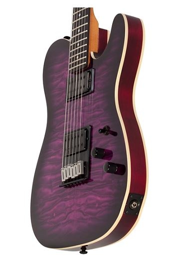 Schecter Guitar Research PT Pro Trans Purple Burst Transparent Purple Burst
