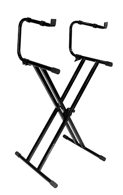 Ultimate Support IQ-2200 2-Tier Double-Braced X-Style Keyboard Stand