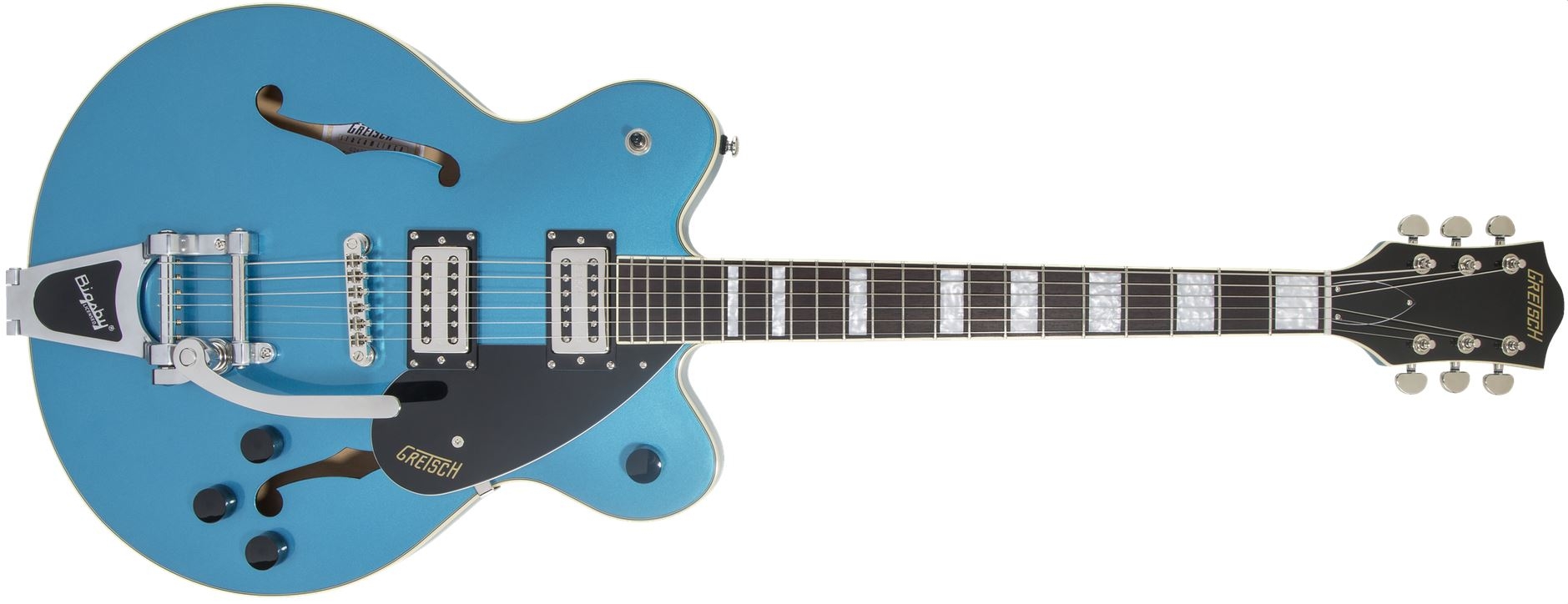 Gretsch G2622T Streamliner Center Block - Riviera Blue , Gunmetal , Torino Green