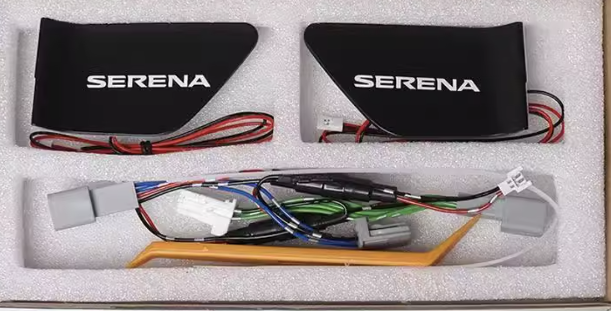 รองมือเปิดประตู LED ด้านในประตู ของแต่งรถ Nissan SERENA e-POWER นิสสันเซเรน่า MPV