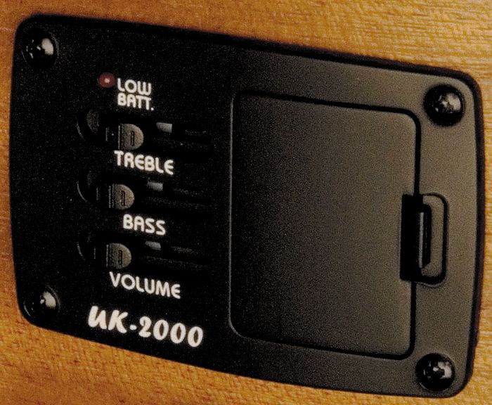 Oscar Schmidt OU2E Concert Ukulele with Active Pickup System