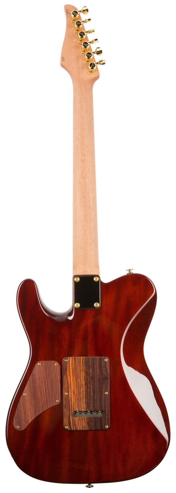 Suhr Custom Classic T Semi-Hollow H Chevron Flame Maple - Natural Gloss