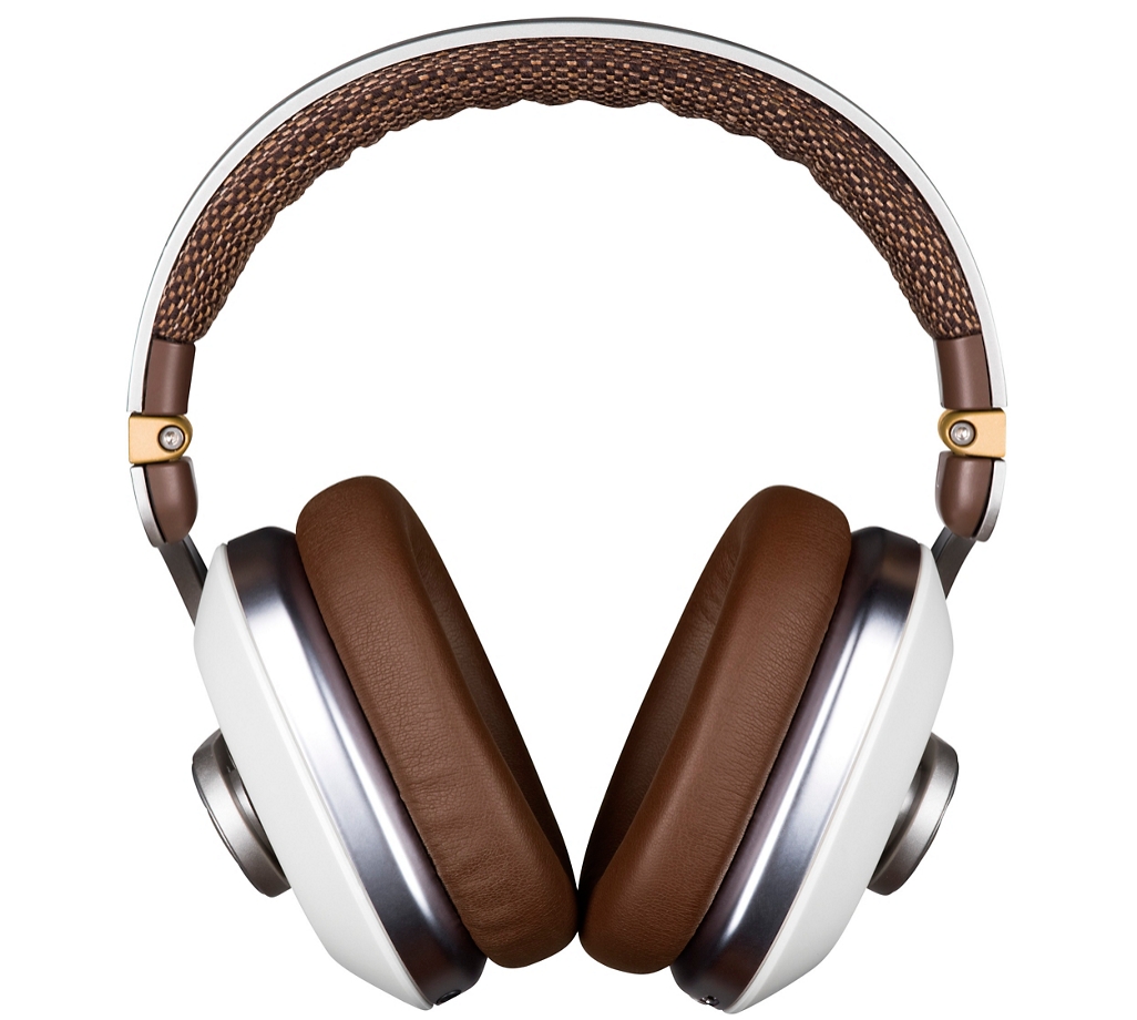 BLUE Satellite Premium Noise-Cancelling Wireless Headphones with Built-In Audiophile Amp White