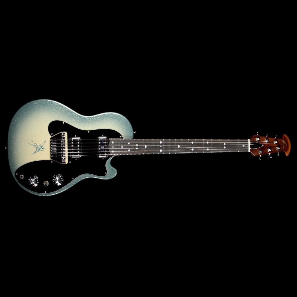 Ovation Glen Campbell Bluebird 6C Electric Guitar - Creme to Blue Flake Burst