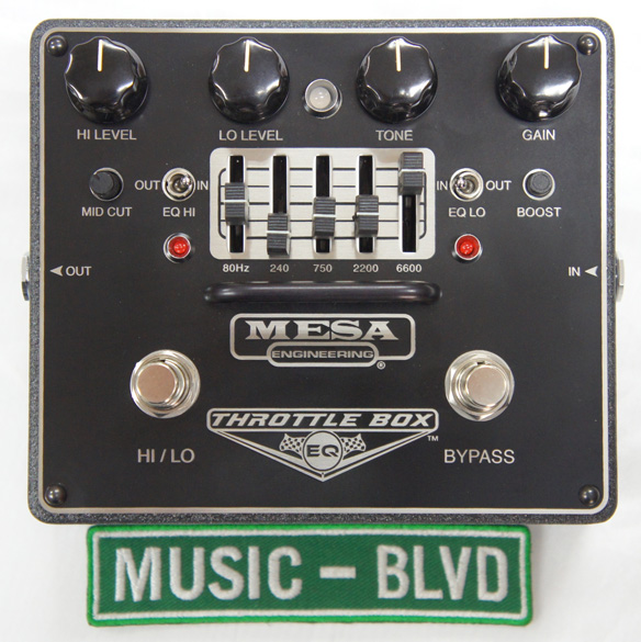 Mesa Boogie Throttle Box EQ -5 Band Graphic EQ Pedal