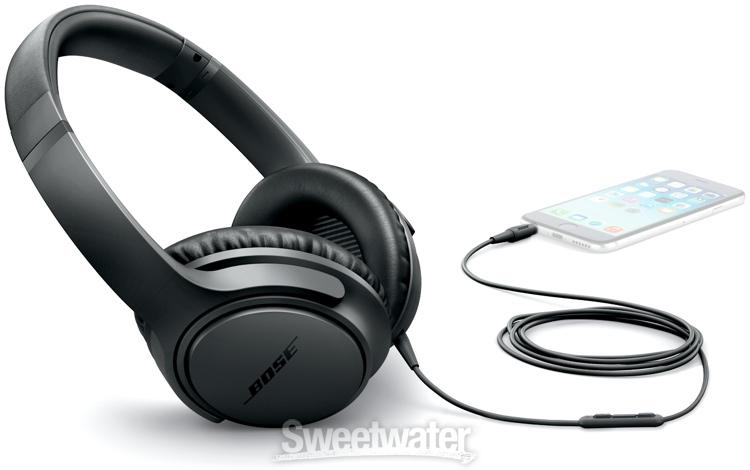 Bose SoundTrue Around-ear Headphones II - Charcoal Black, Apple