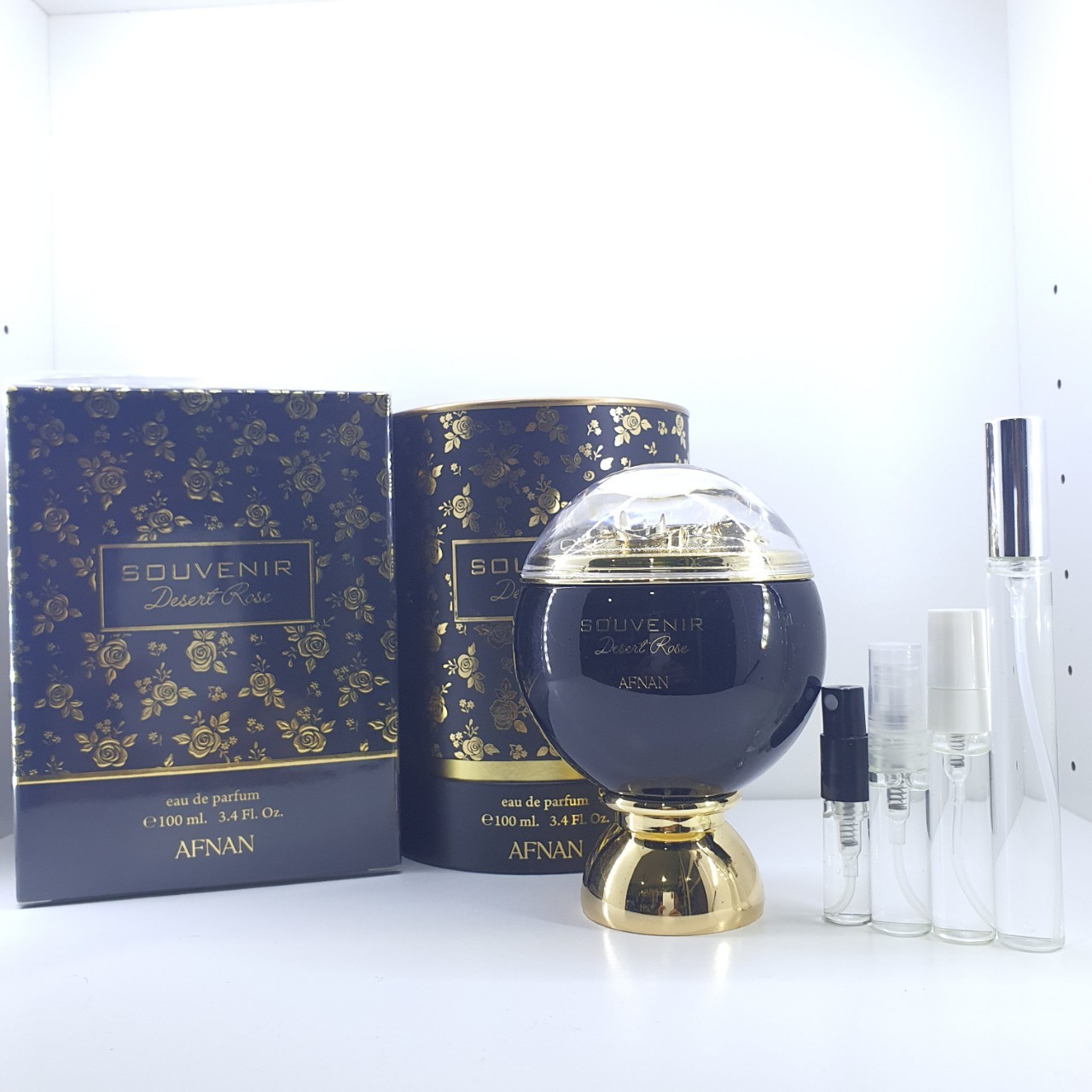 น้ำหอมแท้แบ่งขาย Afnan Souvenir Desert Rose (Black) น้ำหอมแท้ กดใส่ขวด ขนาด 2ml 4ml 5ml 10ml