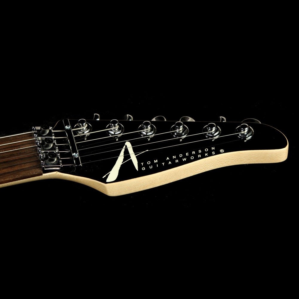 Tom Anderson Drop Top Electric Guitar - Natural Black to T-Red Burst