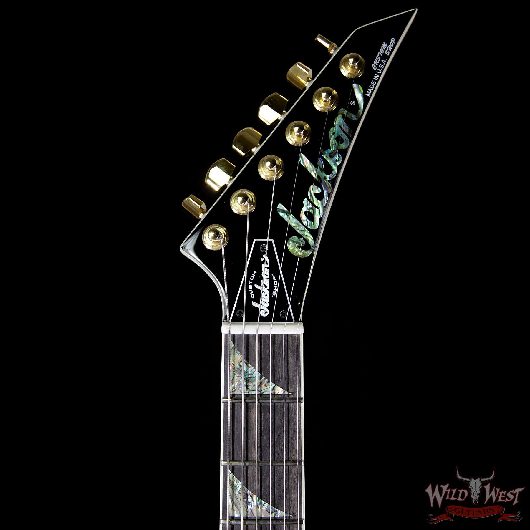 Jackson Custom Shop Randy Rhoads RR1T Mahogany Body Lightning Sky Graphic By Dan Lawrance