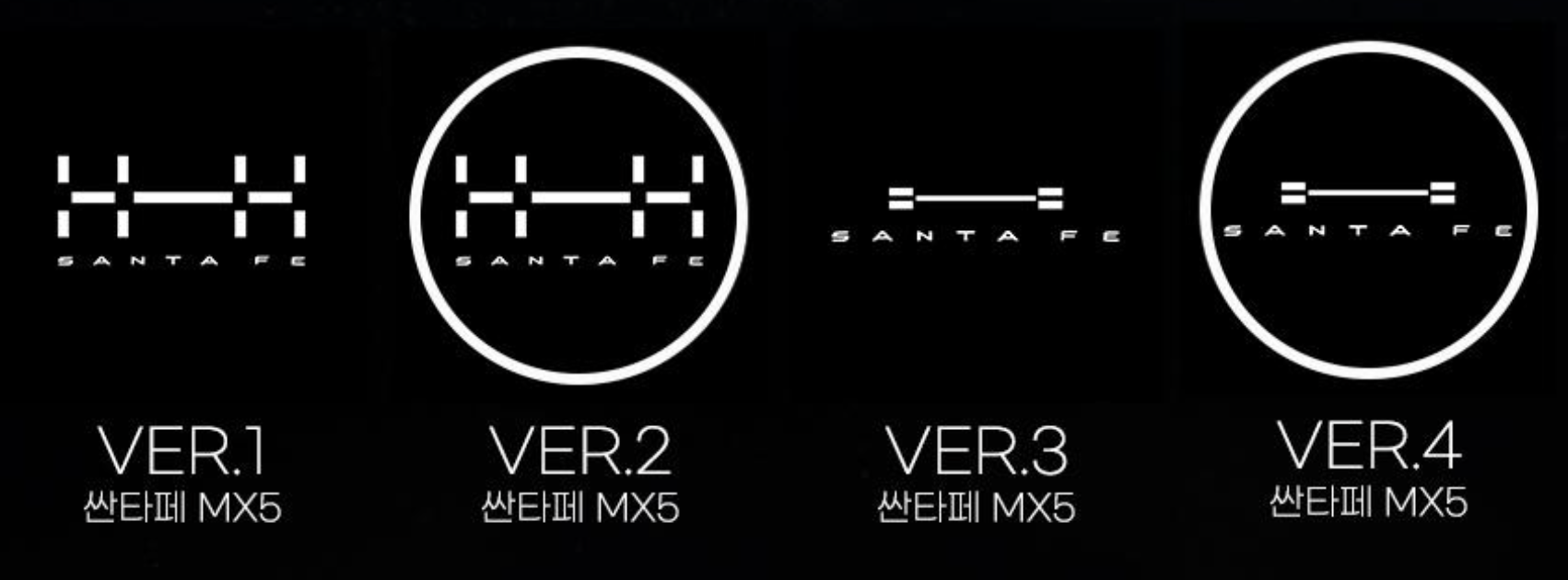 ไฟส่องประตู Hyundai SANTA FE Hybrid ฮุนได ซานตา เฟ่