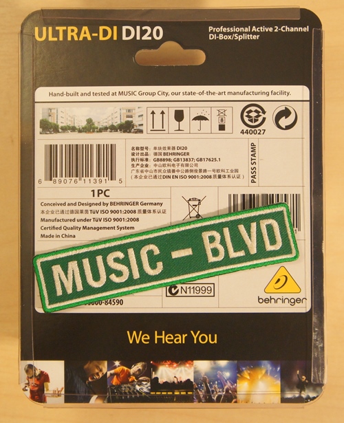 Behringer Ultra-DI DI20 2-channel Active Direct Box / Splitter