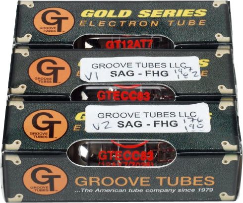 Groove Tubes SAG-FHG Fender High Gain Preamp Tube Changing Kit