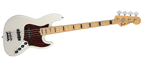 Fender American Deluxe Jazz Bass White Blonde Maple Fretboard