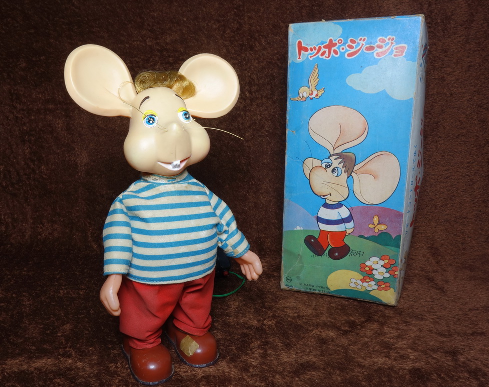 60s Marusan Topo Gigio Battery Toy