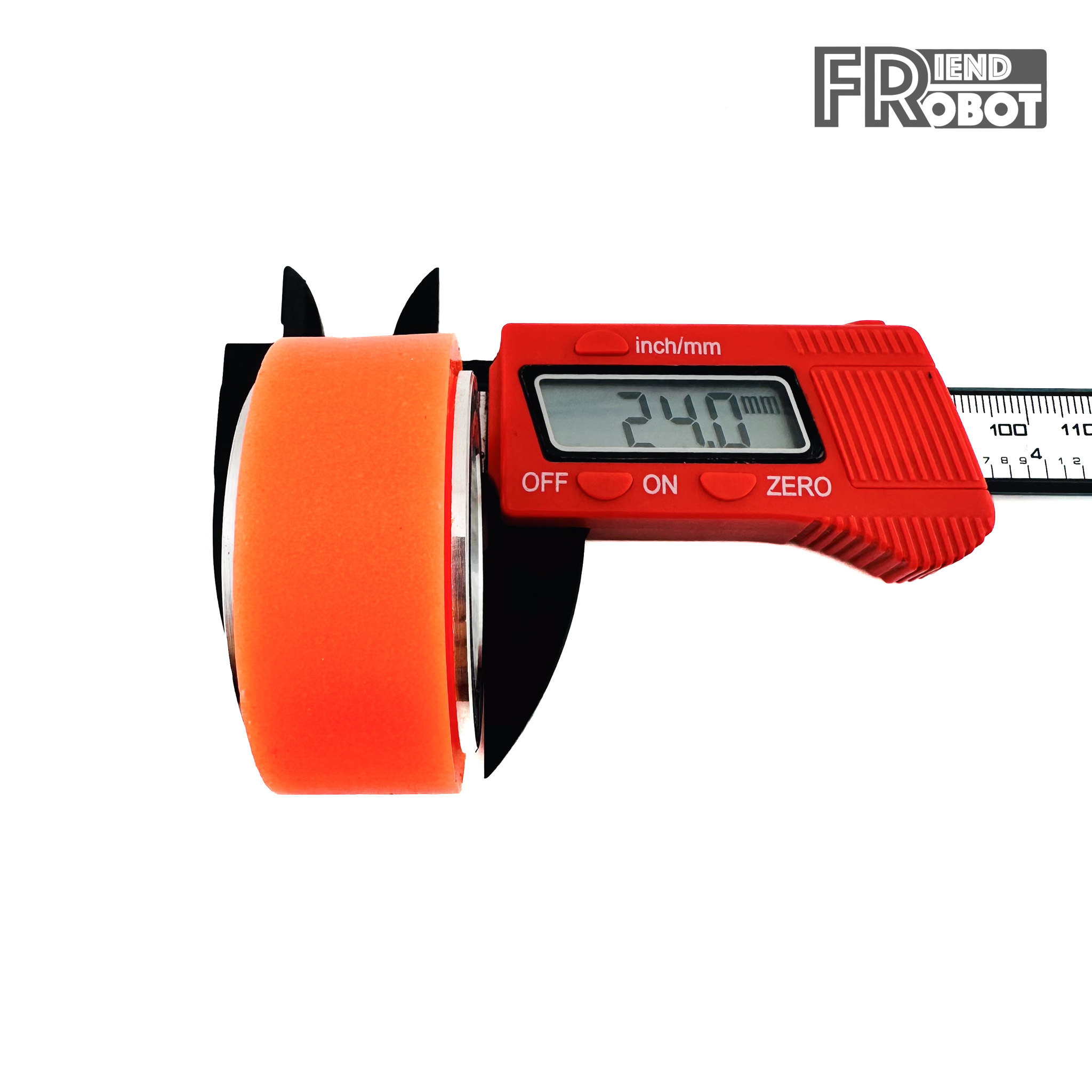 ล้อยางอะลูมิเนียม Friend Robot ขนาด 53 x 24mm