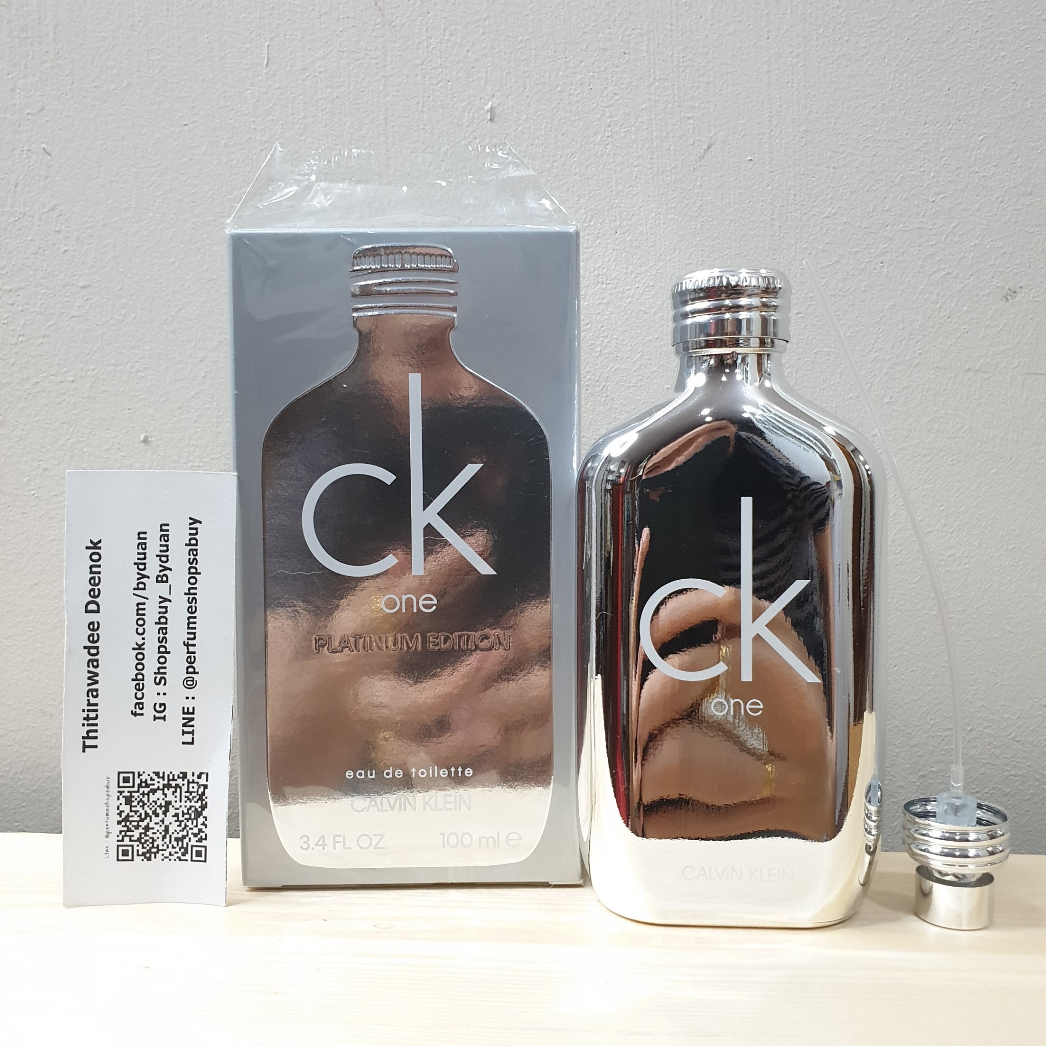 น้ำหอมของแท้แบ่งขาย Calvin Klein CK One Platinum Edition EDT 💕Travel Size แบบทดลอง
