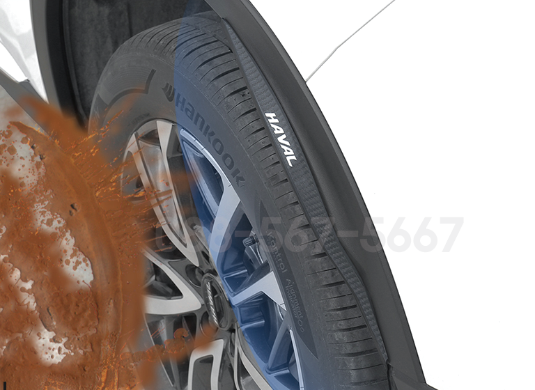 บังโคนล้อ Haval h6 ป้องกันสิ่งสกปรกโดนตัวรถ จำนวน 4 ชิ้น